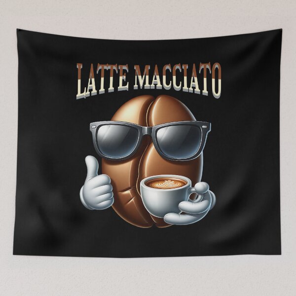 Item preview, Latte Macchiato - cool coffee bean drinks coffee designed and sold by ReneMM.
