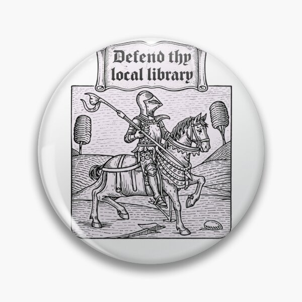 Item preview, Defend Your Local Library Medieval designed and sold by krystalRomanart.