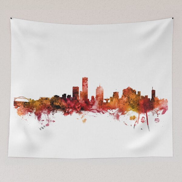 Item preview, Milwaukee Wisconsin Skyline designed and sold by ArtPrints.