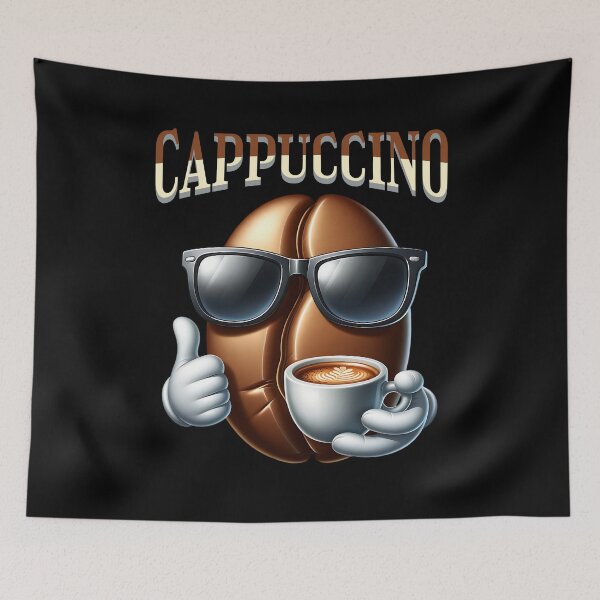 Item preview, Cappuccino - cool coffee bean drinks coffee designed and sold by ReneMM.
