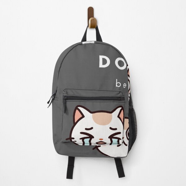 Item preview, Cute Sad and Happy Cat - Don't Be Sad Motivational Art designed and sold by Colorxpink.