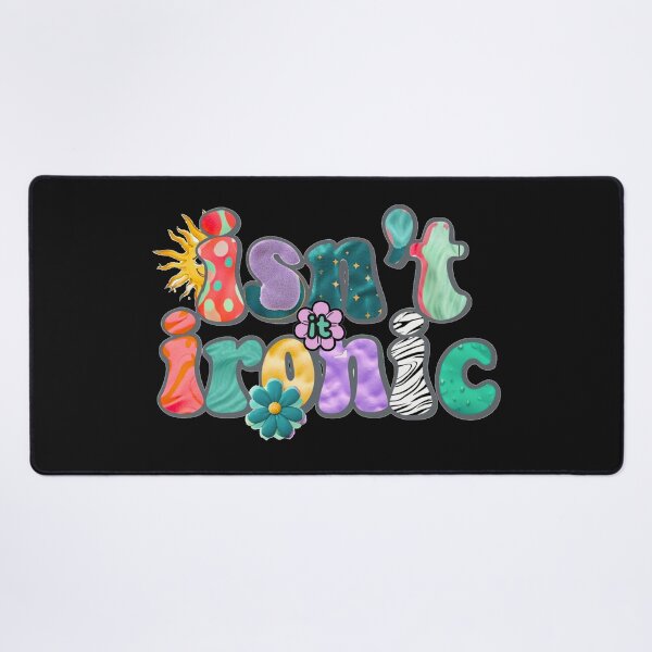 Item preview, Isn’t It Ironic? - bold and colorful designed and sold by Stefrait-7.