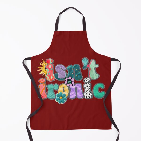 Item preview, Isn’t It Ironic? - bold and colorful designed and sold by Stefrait-7.