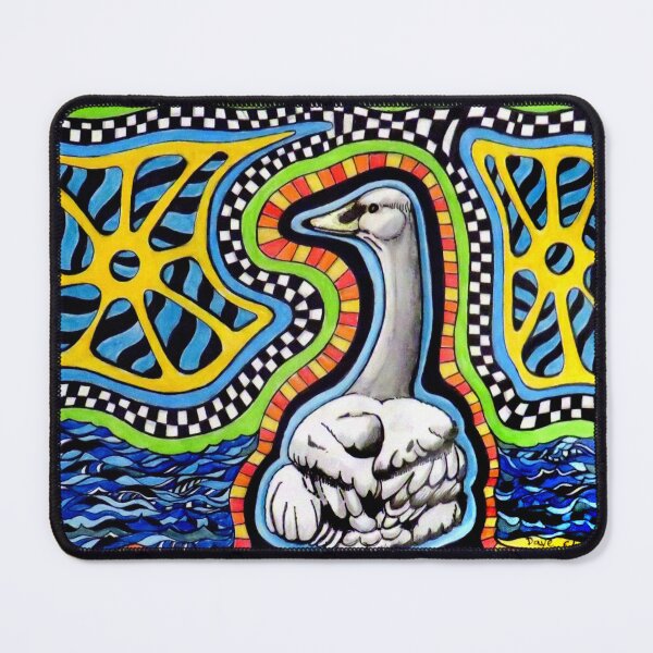 Item preview, 1073 - SWAN DESIGN - DAVE EDWARDS - MIXED MEDIA - 2026 designed and sold by BLYTHART.