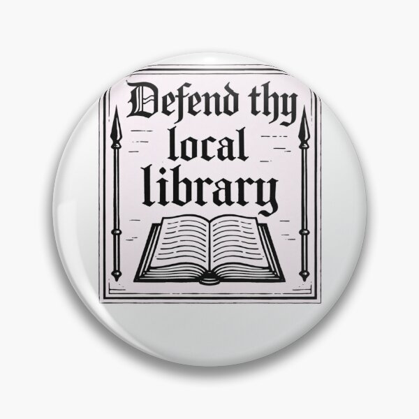 Item preview, Defend Your Local Library Medieval designed and sold by krystalRomanart.