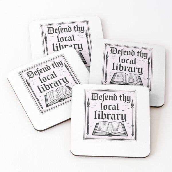 Item preview, Defend Your Local Library Medieval designed and sold by krystalRomanart.