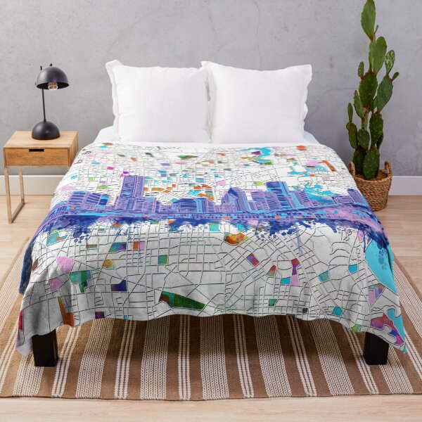 Item preview, houston city skyline designed and sold by BekimART.