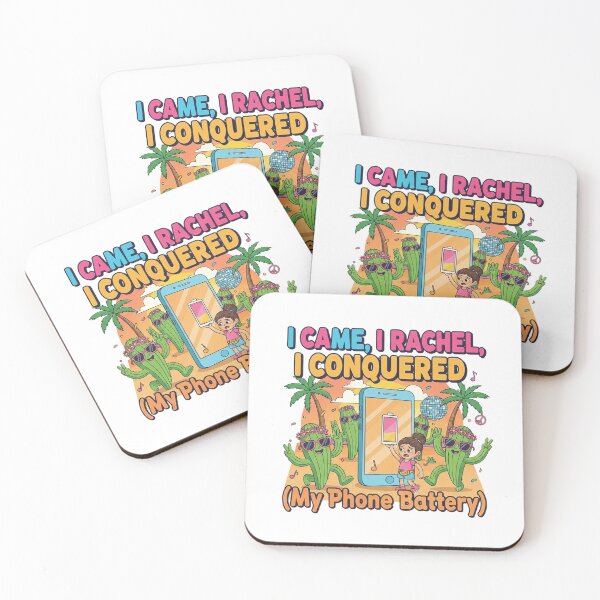 Item preview, I Came, I Racheled, I Conquered Shirt | Funny Coachella Phone Battery Tee | Festival Humor Desert Party T-Shirt designed and sold by Sushikidsntod.