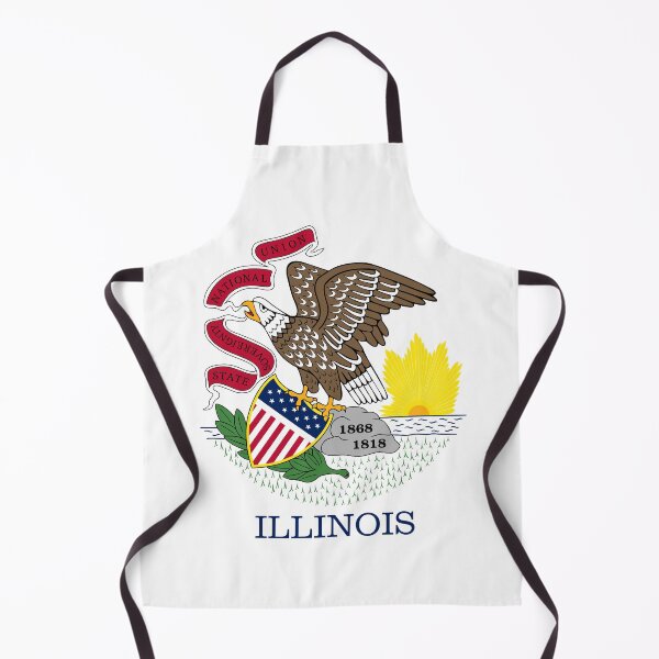 Item preview, Vertical Illinois State Flag Design designed and sold by NTGUILTY.