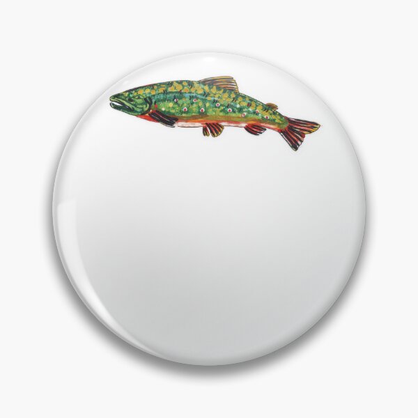 Item preview, Brook Trout Fish designed and sold by krystalRomanart.