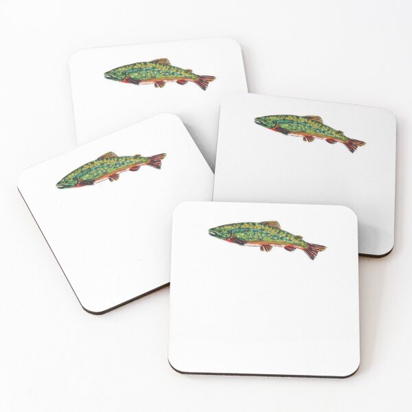 Item preview, Brook Trout Fish designed and sold by krystalRomanart.