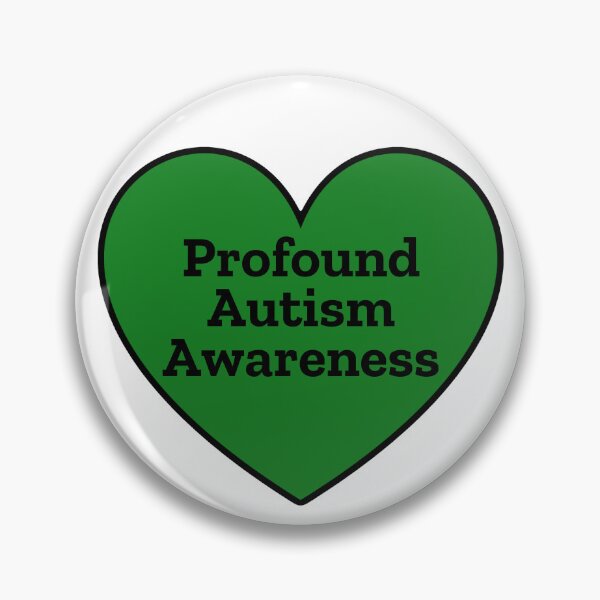 Item preview, Profound autism awareness green heart designed and sold by shaybosh.