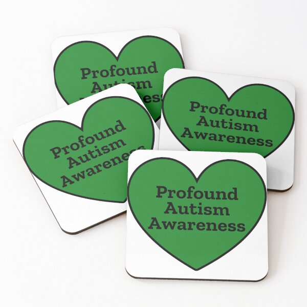 Item preview, Profound autism awareness green heart designed and sold by shaybosh.