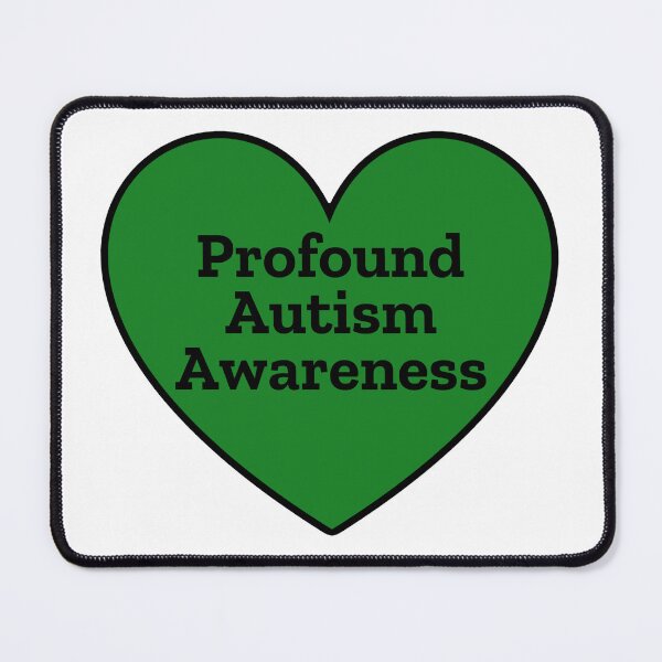 Item preview, Profound autism awareness green heart designed and sold by shaybosh.