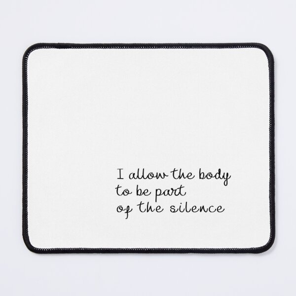 Item preview, I allow the body to be part of the silence designed and sold by DotLineColor.