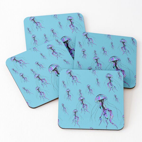 Item preview, Psychedelic jellyfish en masse designed and sold by BeJahMan.