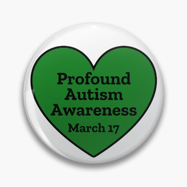 Item preview, Profound autism awareness green heart 2 designed and sold by shaybosh.