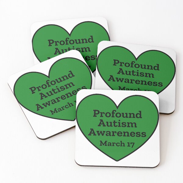 Item preview, Profound autism awareness green heart 2 designed and sold by shaybosh.