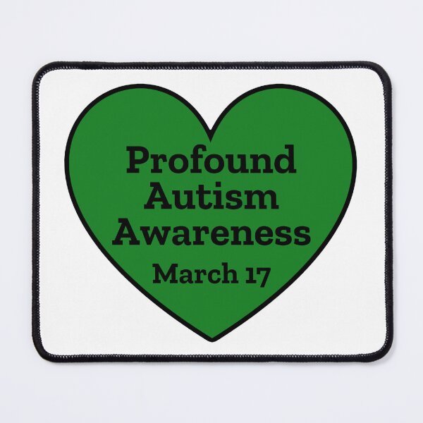 Item preview, Profound autism awareness green heart 2 designed and sold by shaybosh.