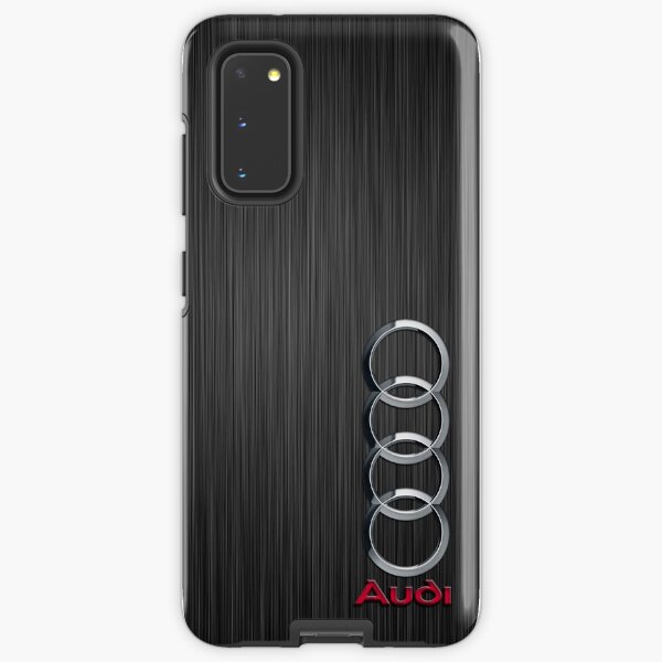 Audi logo on a field of steel Samsung Galaxy Tough Case