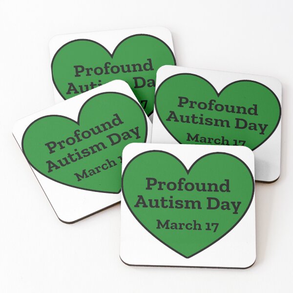 Item preview, Profound autism day green heart designed and sold by shaybosh.