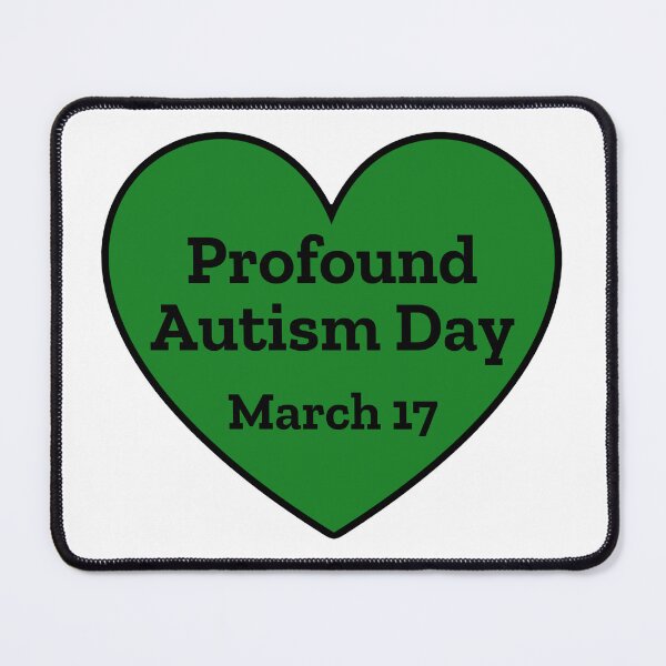 Item preview, Profound autism day green heart designed and sold by shaybosh.