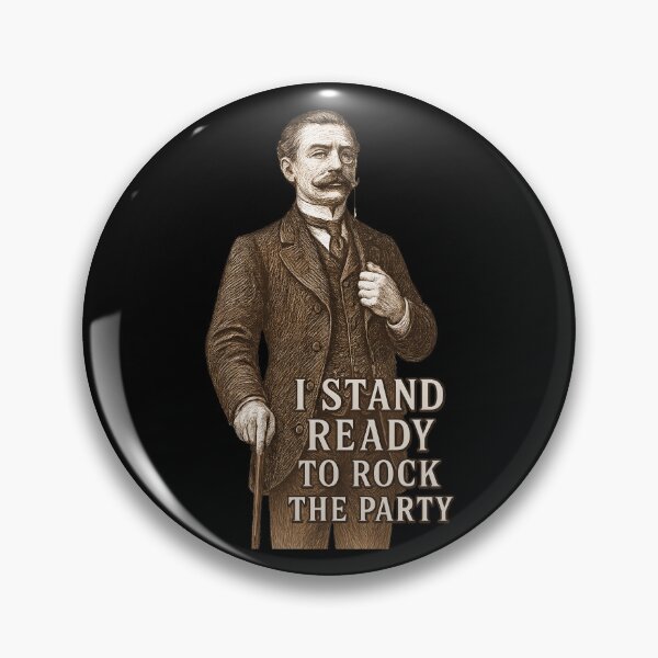 Item preview, I Stand Ready to Rock the Party designed and sold by FoxBaine Designs.