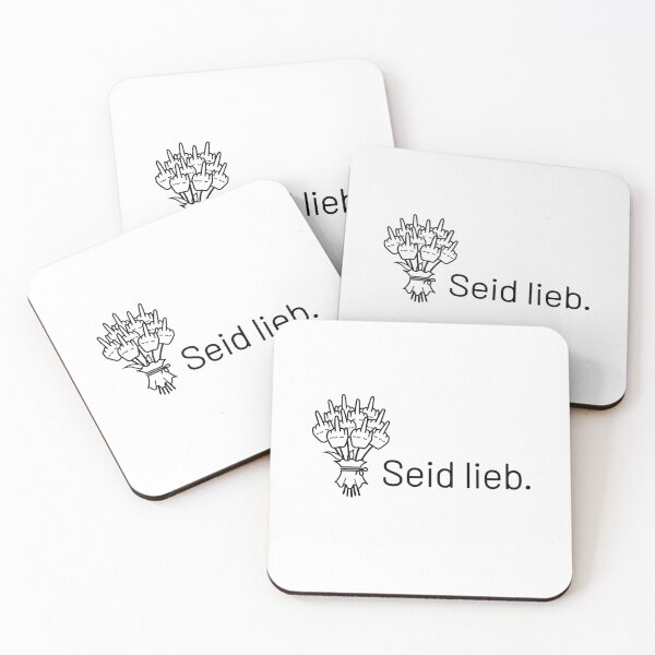 Item preview, Seid lieb. (Schwarz) designed and sold by Cornelia Ott.