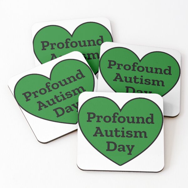 Item preview, Profound autism day heart designed and sold by shaybosh.