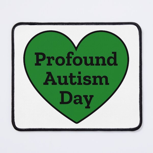 Item preview, Profound autism day heart designed and sold by shaybosh.