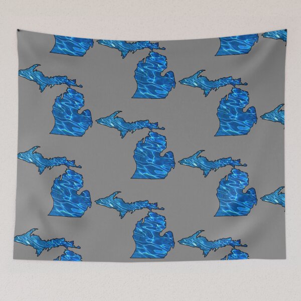 Item preview, Lake Michigan | Great Lake State | water pattern | beach life |  designed and sold by hollycooper.