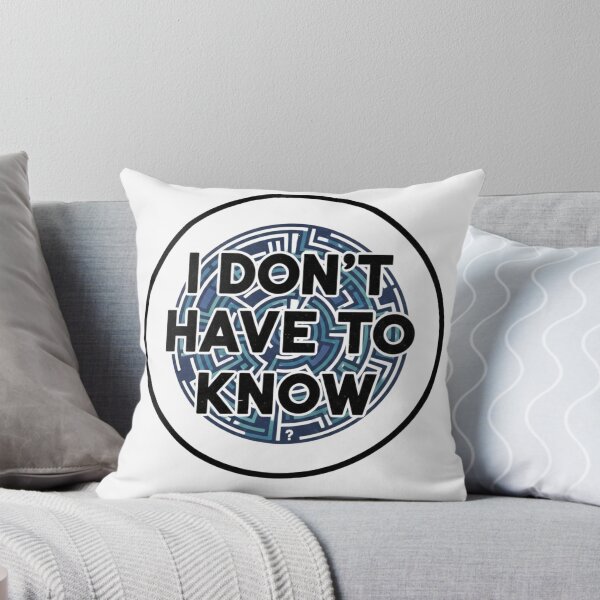Item preview, Minimal Quote — I Don’t Have To Know designed and sold by DotLineColor.