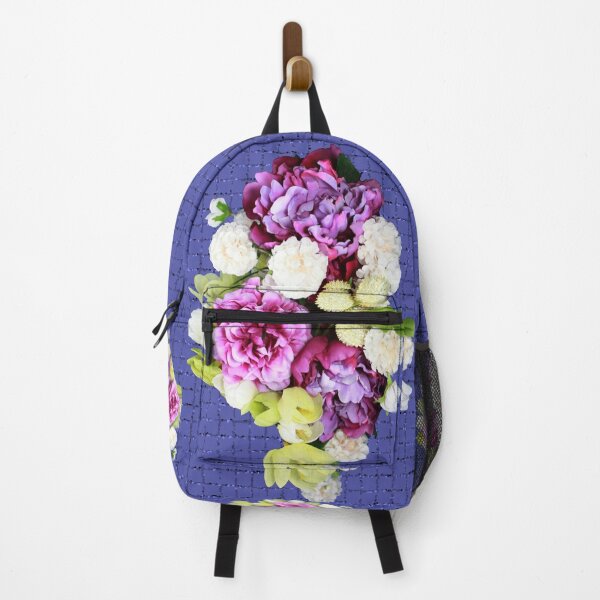 Item preview, Tiled Purple Peonies Lime White Tulips Rose Flower Garden designed and sold by BGGretchen.