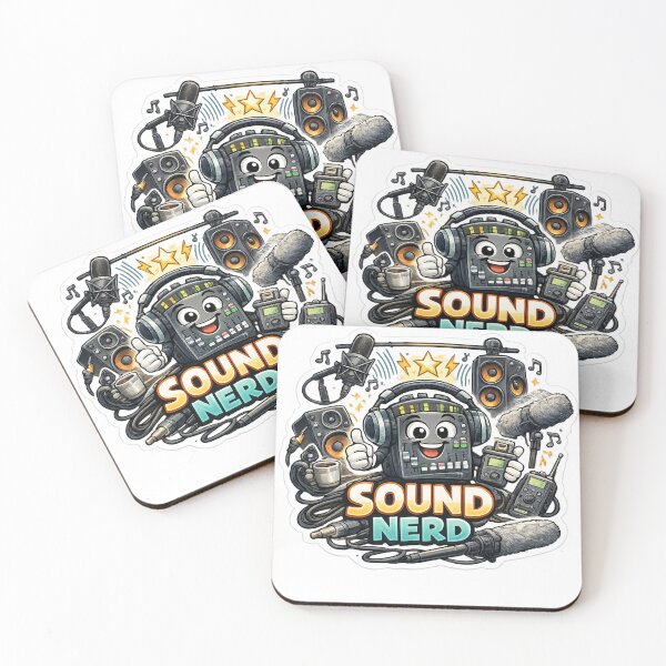 Item preview, Sound Nerd – Funny Audio Engineer & Live Sound Sticker designed and sold by Studio Ovation.