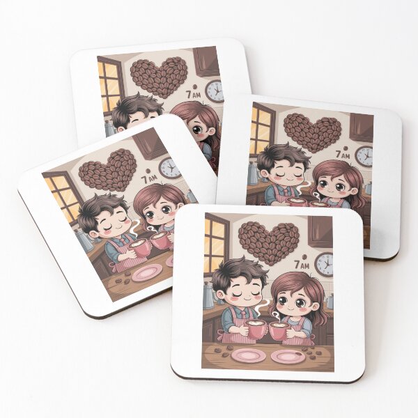 Item preview, Coffee Mug Boy Girl Morning designed and sold by McVrax.