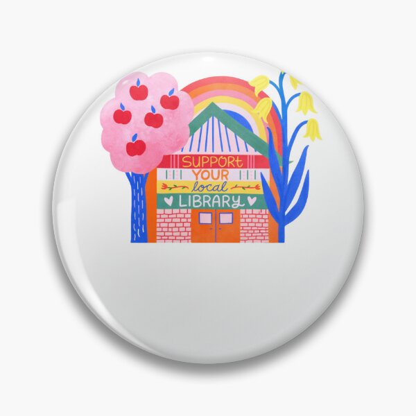 Item preview, Support Your Local Library designed and sold by krystalRomanart.