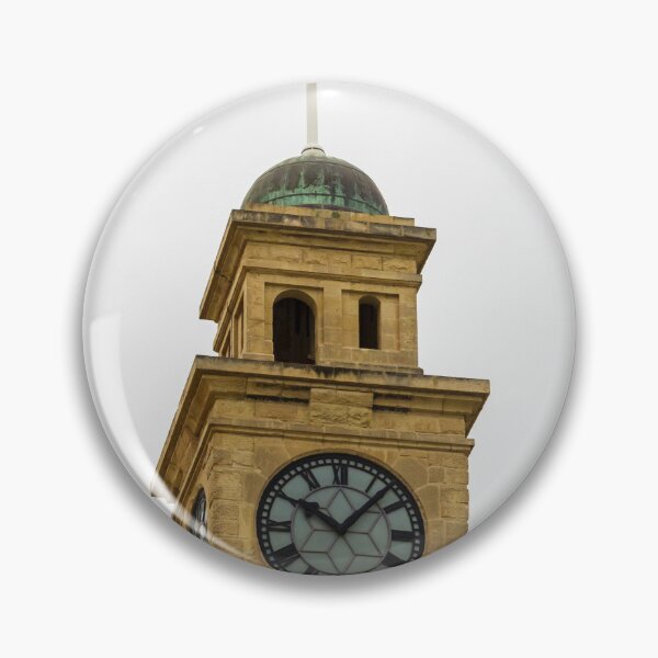 Item preview, Stone Clock Tower With Domed Roof And Tall Spire designed and sold by Nmallia.