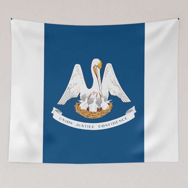 Item preview, Vertical Louisiana State Flag Design designed and sold by NTGUILTY.