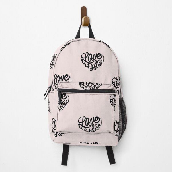 Item preview, Love is Action - Heart Silhouette - Black designed and sold by knappidesign.