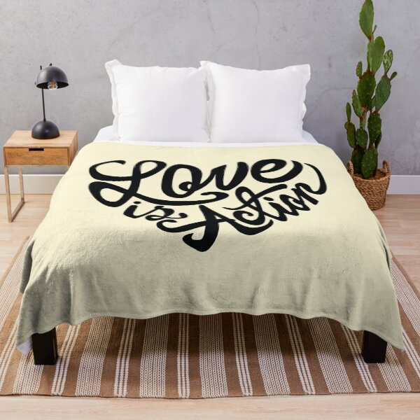Item preview, Love is Action - Heart Silhouette - Black designed and sold by knappidesign.