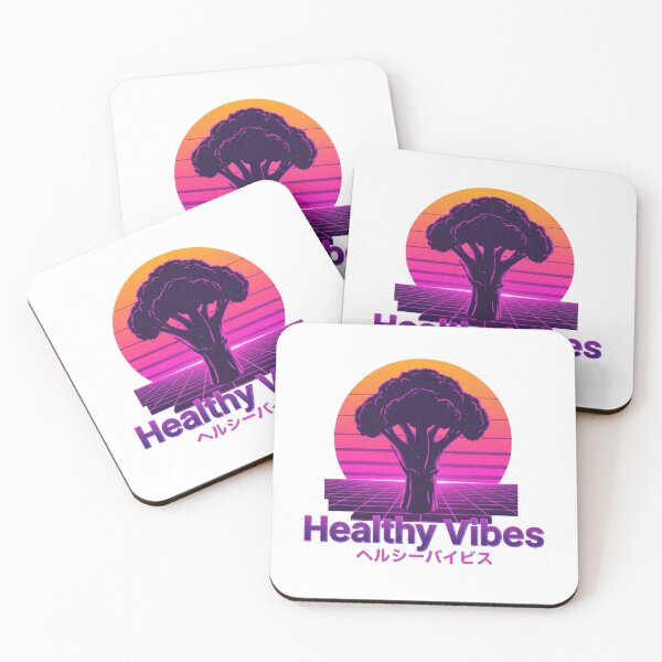 Item preview, Retro Broccoli Sunset - 80s Synthwave Healthy Vibes designed and sold by DisignByPrince.