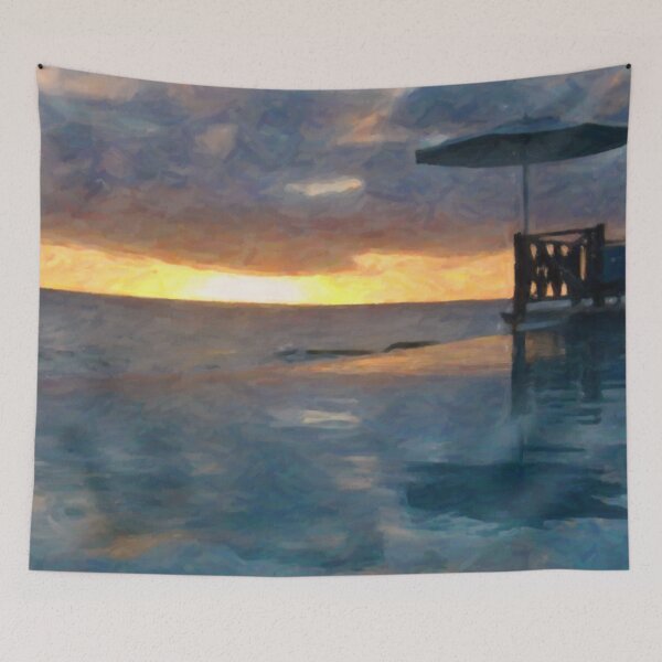 Item preview, Romantic Caribbean Sunset designed and sold by Kasia Design.