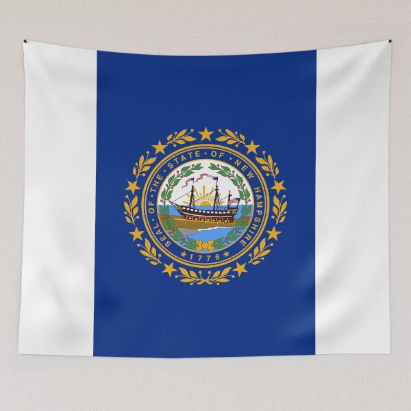 Item preview, Vertical New Hampshire State Flag Design designed and sold by NTGUILTY.
