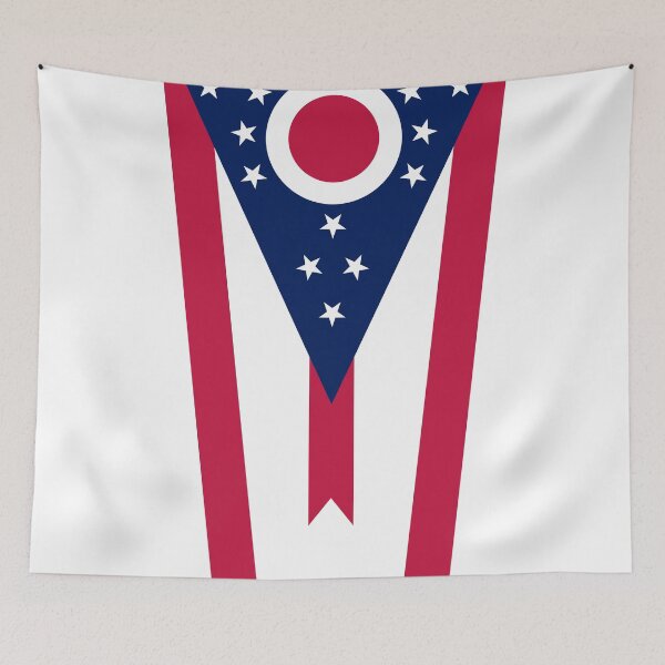 Item preview, Vertical Ohio State Flag Design designed and sold by NTGUILTY.