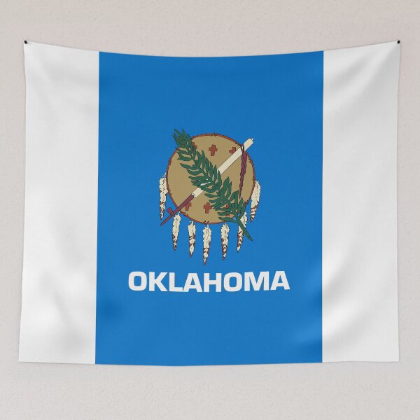 Item preview, Vertical Oklahoma State Flag Design designed and sold by NTGUILTY.