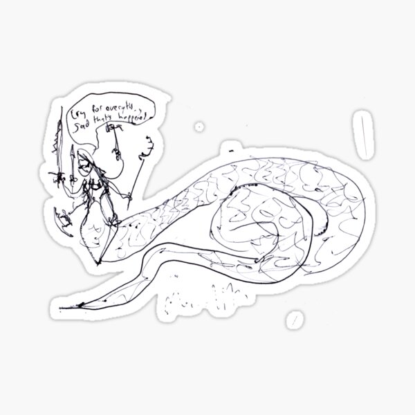 Snake Lady Sticker