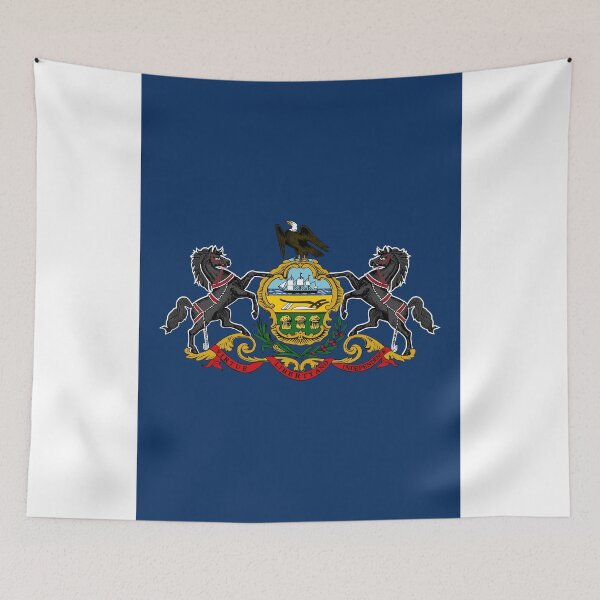 Item preview, Vertical Pennsylvania State Flag Design designed and sold by NTGUILTY.