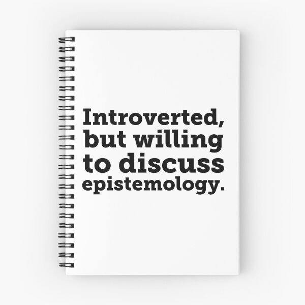 Item preview, Introverted...Let's Talk Epistemology designed and sold by Fifteenfps.