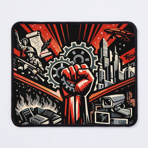 Item preview, Who Controls the Past Controls the Future – Orwellian Power & Surveillance Graphic Design designed and sold by TheFreeRepublic.