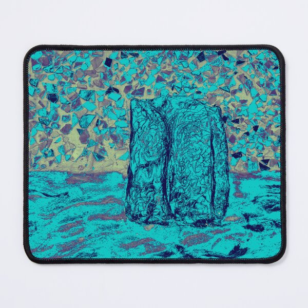 Item preview, Blue metallic the mystical castle designed and sold by Aimzeescrazycreations.